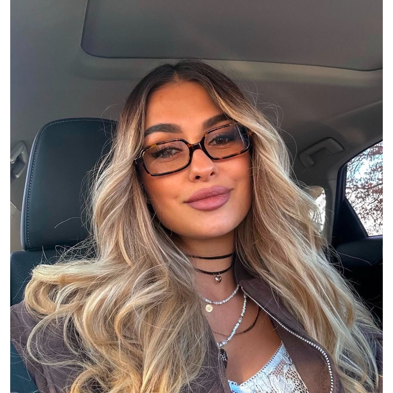 New Miu Miu Mu11zs Havana Brown Bluelight Sunglasses $518